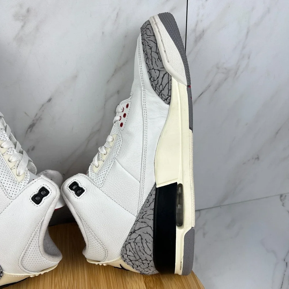 Nike Air Jordan 3 Retro Mid White Cement Reimagined Mens Size 12 Shoe DN3707-100